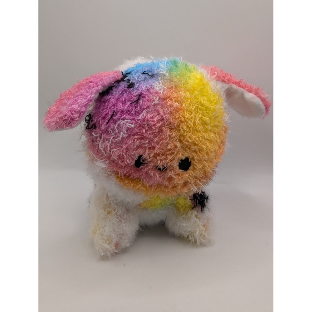 MGA‎ Fluffie Stuffiez Rainbow Puppy Small Plush Stuffed Animal Toy 7 inch